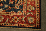 22291 - Chobi Ziegler Hand-Knotted/Handmade Afghan Rug/Carpet /Traditional/ Authentic/Size: 4'7" x 2'9"
