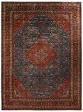 22587 - Meymeh Hand-Knotted/Handmade Persian Rug/Carpet Traditional/Authentic/Size: 14'7" x 11'1"