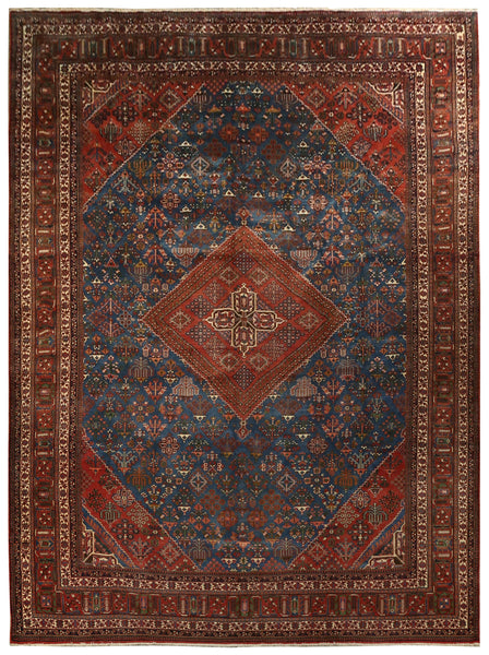 22587 - Meymeh Hand-Knotted/Handmade Persian Rug/Carpet Traditional/Authentic/Size: 14'7" x 11'1"