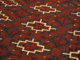15116-Turkeman Sumac Bag Hand-Knotted/Handmade Persian Rug/Carpet Tribal/Nomadic Authentic/ Size: 3'6" x 2'10"