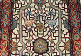 24772 - Royal Heriz Hand-Knotted/Handmade Indian Rug/Carpet Traditional/Authentic/Size 12'2" x 2'6"/371cm x 76cm