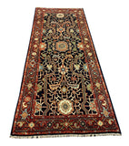 24773 - Royal Heriz Hand-Knotted/Handmade Indian Rug/Carpet Traditional/Authentic/Size: 10'2" x 2'7"/310cm x 79cm