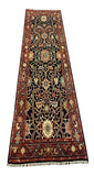 24773 - Royal Heriz Hand-Knotted/Handmade Indian Rug/Carpet Traditional/Authentic/Size: 10'2" x 2'7"