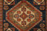 22467 - Royal Kazak Hand-Knotted/Handmade Afghan Tribal/Nomadic Authentic/Size: 5'11" x 4'1"