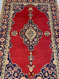 24290-Hamadan Hand-Knotted/Handmade Persian Rug/Carpet Tribal Authentic/ Size: 6'9" x 4'8"