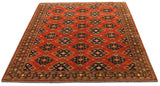 22513 - Royal Khal Mohammad Hand-Knotted/Handmade Afghan Rug/Carpet/Traditional/Authentic/Size: 6'7" x 5'0"