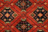 22513 - Royal Khal Mohammad Hand-Knotted/Handmade Afghan Rug/Carpet/Traditional/Authentic/Size: 6'7" x 5'0"
