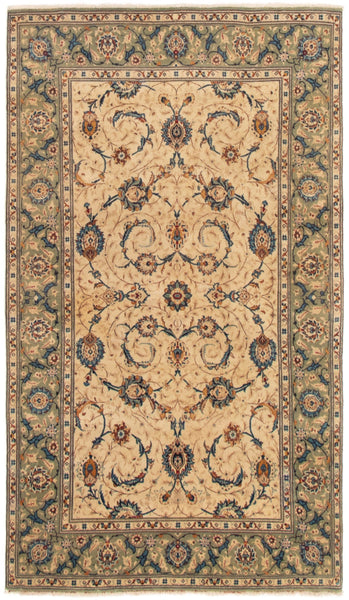 26089-Kashan Hand-Knotted/Handmade Persian Rug/Carpet Traditional/Authentic/Size: 6'10" x 4'6"