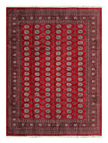 25286-Bokhara Hand-Knotted/Handmade Pakistani Rug/Carpet Tribal/Nomadic Authentic/ Size: 11'0" x 8'3"