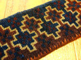 15144-Balutch Tent Band Hand-Knotted/Handmade Persian Rug/Carpet Tribal/Nomadic Authentic/ Size: 4'9" x 4"