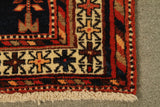 22252 - Afshar Hand-Knotted/Handmade Persian Rug/Carpet Tribal/Nomadic Authentic/Size: 7'6" x 5'2"