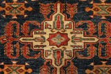 22457 - Kazak Hand-Knotted/Handmade Afghan Tribal/Nomadic Authentic/Size: 5'6" x 3'11"