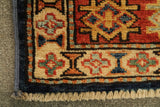 22457 - Kazak Hand-Knotted/Handmade Afghan Tribal/Nomadic Authentic/Size: 5'6" x 3'11"