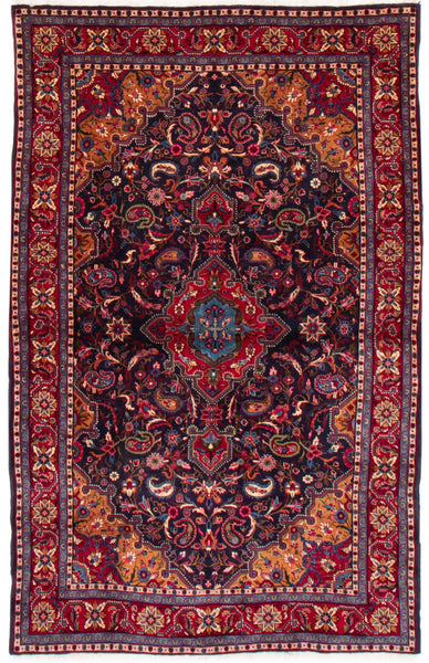 26085-Sarough Hand-Knotted/Handmade Persian Rug/Carpet Traditional Authentic/ Size: 7'3"x 4'7"