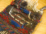 15145-Balutch Tent Band Hand-Knotted/Handmade Persian Rug/Carpet Tribal/Nomadic Authentic/ Size: 3'0" x 4"