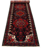 24839-Hamadan Hand-Knotted/Handmade Persian Rug/Carpet Traditional Authentic/ Size: 17'7" x 3'10"