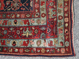 15670-Antique Bidjar Hand-Knotted/Handmade Persian Rug/Carpet Traditional Authentic/ Size: 16'4'' x 9'7''