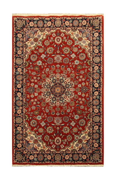 22201 - Sarough Hand-Knotted/Handmade persian Rug/Carpet Traditional Authentic/Size: 4'9" x 3'0"