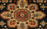 22462 - Royal Kazak Hand-Knotted/Handmade Afghan Tribal/Nomadic Authentic/Size: 6'9" x 4'9"