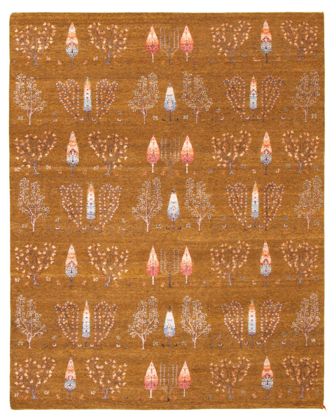 24880- Chobi Ziegler Hand-knotted/Handmade Indian Rug/Carpet Traditional Authentic/Size: 10'1" x 7'11"/307cm x 241cm