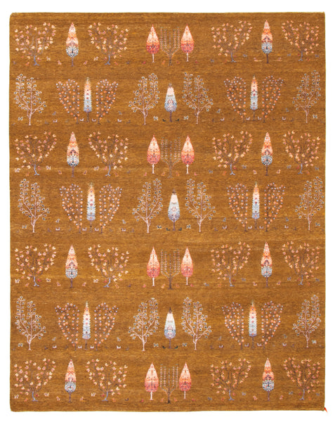 24880- Chobi Ziegler Hand-knotted/Handmade Indian Rug/Carpet Traditional Authentic/Size: 10'1" x 7'11"