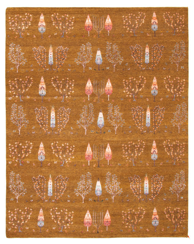 24880- Chobi Ziegler Hand-knotted/Handmade Indian Rug/Carpet Traditional Authentic/Size: 10'1" x 7'11"/307cm x 241cm