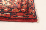 24820 - Heriz Hand-Knotted/Handmade Persian Rug/Carpet Traditional/Authentic/Size: 14'9" x 3'10"/389cm x 117cm