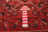 24820 - Heriz Hand-Knotted/Handmade Persian Rug/Carpet Traditional/Authentic/Size: 14'9" x 3'10"/389cm x 117cm