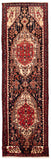 26705-Hamadan Hand-Knotted/Handmade Persian Rug/Carpet Tribal/Nomadic Authentic/ Size/: 17'5" x 3'7"