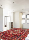 25412- Bakhtiar Hand-Knotted/Handmade Persian Rug/Carpet Traditional Authentic/ Size: 13'7" x 10'0"