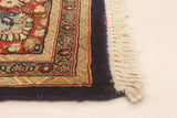 24816-Ghom Hand-knotted/Handmade Persian Rug/Carpet Traditional Authentic/ Size: 6'6" x 4'7"/198cm x 140cm