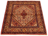 26107-Sarough Hand-Knotted/Handmade Persian Rug/Carpet Traditional Authentic/ Size: 5'3"x 3'7"