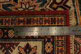 22460 - Kazak Hand-Knotted/Handmade Afghan Tribal/Nomadic Authentic/Size: 5'5" x 5'1"
