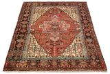 26092-Hamadan Hand-Knotted/Handmade Persian Rug/Carpet Traditional/Authentic/ Size: 7'10'' x 5'1''