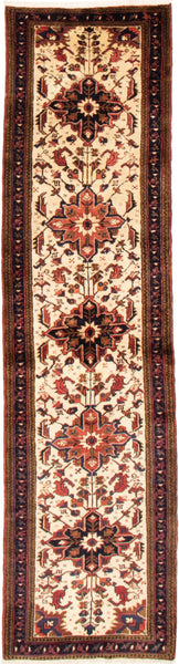 24861 - Heriz Hand-Knotted/Handmade Persian Rug/Carpet Traditional/Authentic/Size: 10'9" x 2'9"