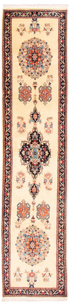 24866- Mashad Handmade/Hand-Knotted Persian Rug/Traditional/Carpet Authentic/ Size: 13'1" x 2'11"/399cm x 89cm