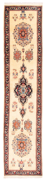 24866- Mashad Handmade/Hand-Knotted Persian Rug/Traditional/Carpet Authentic/ Size: 13'1" x 2'11"