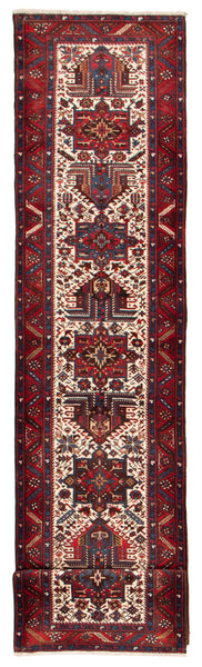 24867 - Gharadjehs Hand-Knotted/Handmade Persian Rug/Carpet Traditional/Authentic/Size: 14'8" x 3'1"