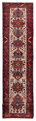 24867 - Gharadjehs Hand-Knotted/Handmade Persian Rug/Carpet Traditional/Authentic/Size: 14'8" x 3'1"/447cm x 94cm