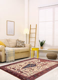 24857 - Afshar Hand-Knotted/Handmade Persian Rug/Carpet Tribal/Nomadic Authentic/Size: 5'4" x 4'0"/163cm x 122cm