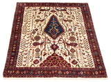 24857 - Afshar Hand-Knotted/Handmade Persian Rug/Carpet Tribal/Nomadic Authentic/Size: 5'4" x 4'0"/163cm x 122cm
