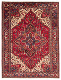 26697- Heriz Hand-Knotted/Handmade Persian Rug/Carpet Traditional/Authentic/Size: 9'8" x 7'5"