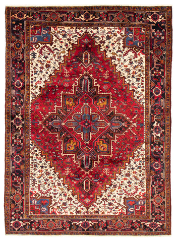 26698- Heriz Hand-Knotted/Handmade Persian Rug/Carpet Traditional/Authentic/Size: 10'2" x 7'3"
