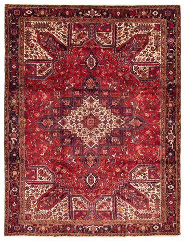 25413- Heriz Hand-Knotted/Handmade Persian Rug/Carpet Traditional/Authentic/Size: 12'7" x 9'7"