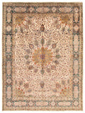25415- Tabriz Persian Hand-knotted/Handmade/Authentic/Traditional Carpet/Rug / Size: 13'3" x 9'9"