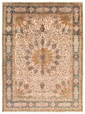 25415- Tabriz Persian Hand-knotted/Handmade/Authentic/Traditional Carpet/Rug / Size: 13'3" x 9'9"