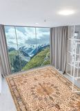 25415- Tabriz Persian Hand-knotted/Handmade/Authentic/Traditional Carpet/Rug / Size: 13'3" x 9'9"