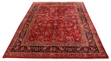 25414-Mashad Hand-Knotted/Handmade Persian Rug/Carpet Traditional Authentic/ Size: 13'0" x 9'9"