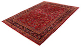 25414-Mashad Hand-Knotted/Handmade Persian Rug/Carpet Traditional Authentic/ Size: 13'0" x 9'9"