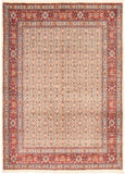 26727-Moud Handmade/Hand-Knotted Persian Rug/Traditional/Carpet Authentic/ Size: 7'9" x 5'7"